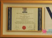 韩国seroi整形医院荣誉证书