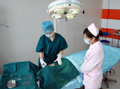 河南省直第三人民医院整形手术中