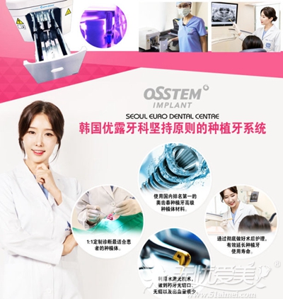 韩国优露牙科紫外线种植牙系统