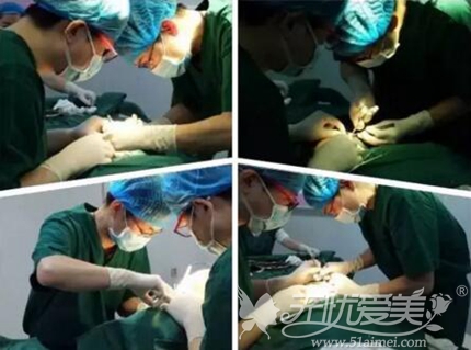 韩国医生朴光哲给顾客做手术