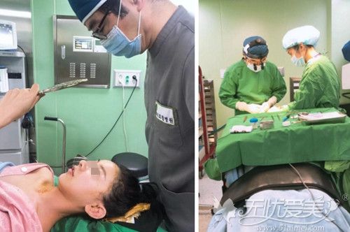 在韩国普罗菲耳做耳朵矫术前消毒