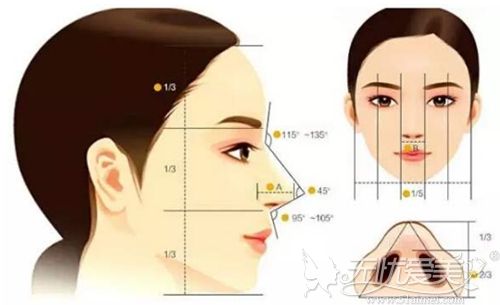 隆鼻手术设计要复合五官比例
