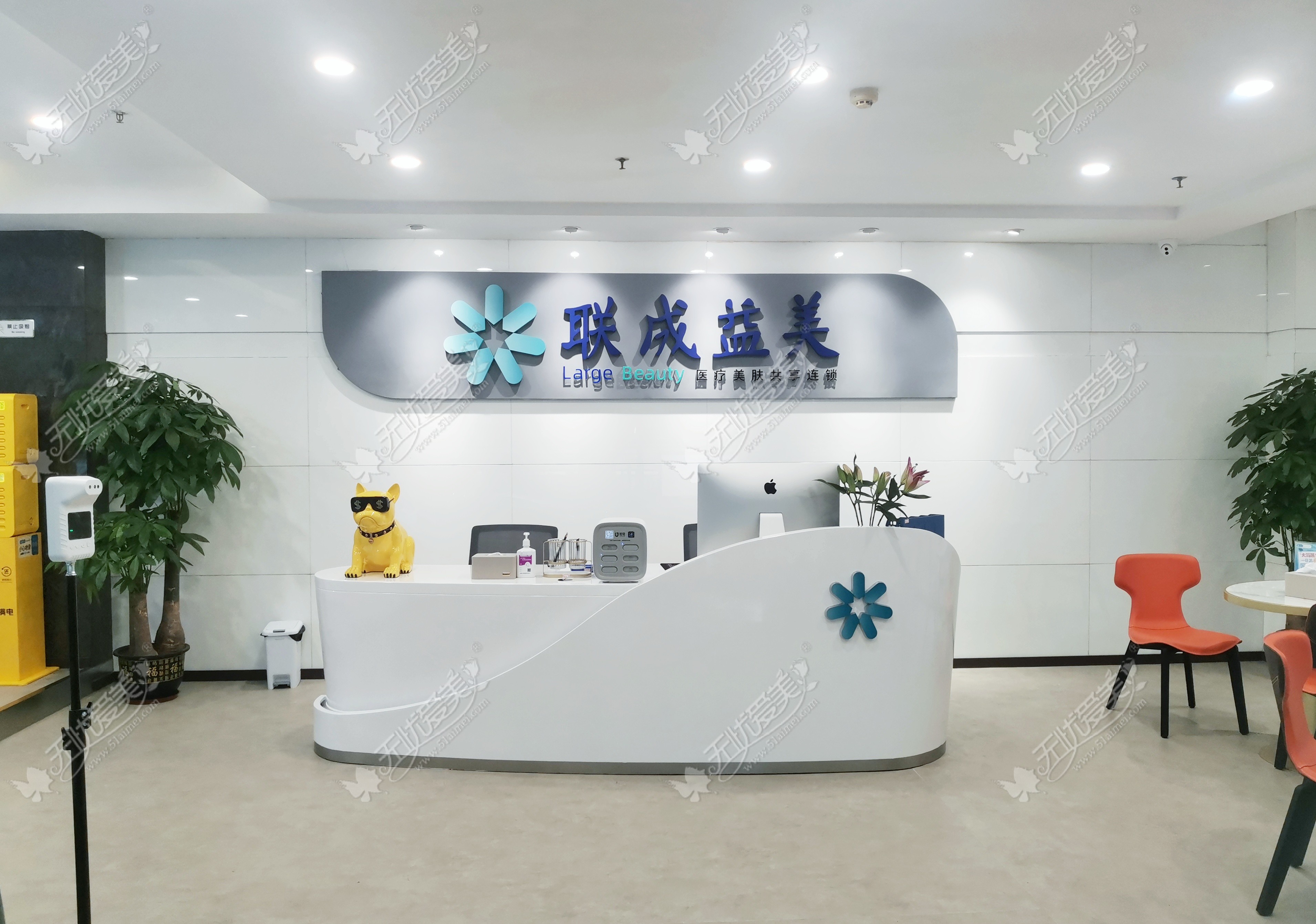 广州联成益美医疗美容门诊部前台环境